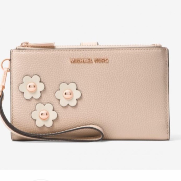 MICHAEL Michael Kors Handbags - Michael Kors Adele Floral Wristlet/wallet.